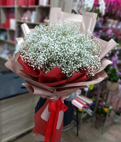 Букет цветов из: Гипсофила в Новопавловске