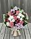 Букет цветов из: Альстромерии, Гвоздики, Розы и Хризантемы в Новопавловске