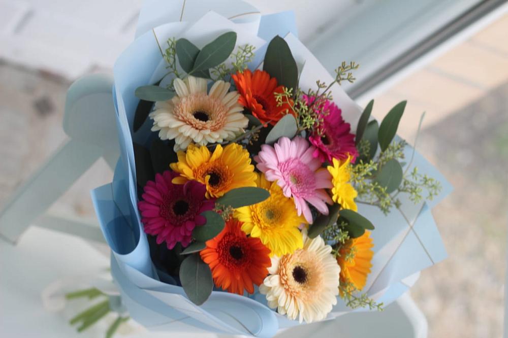 Букет цветов из: Герберы в Новопавловске