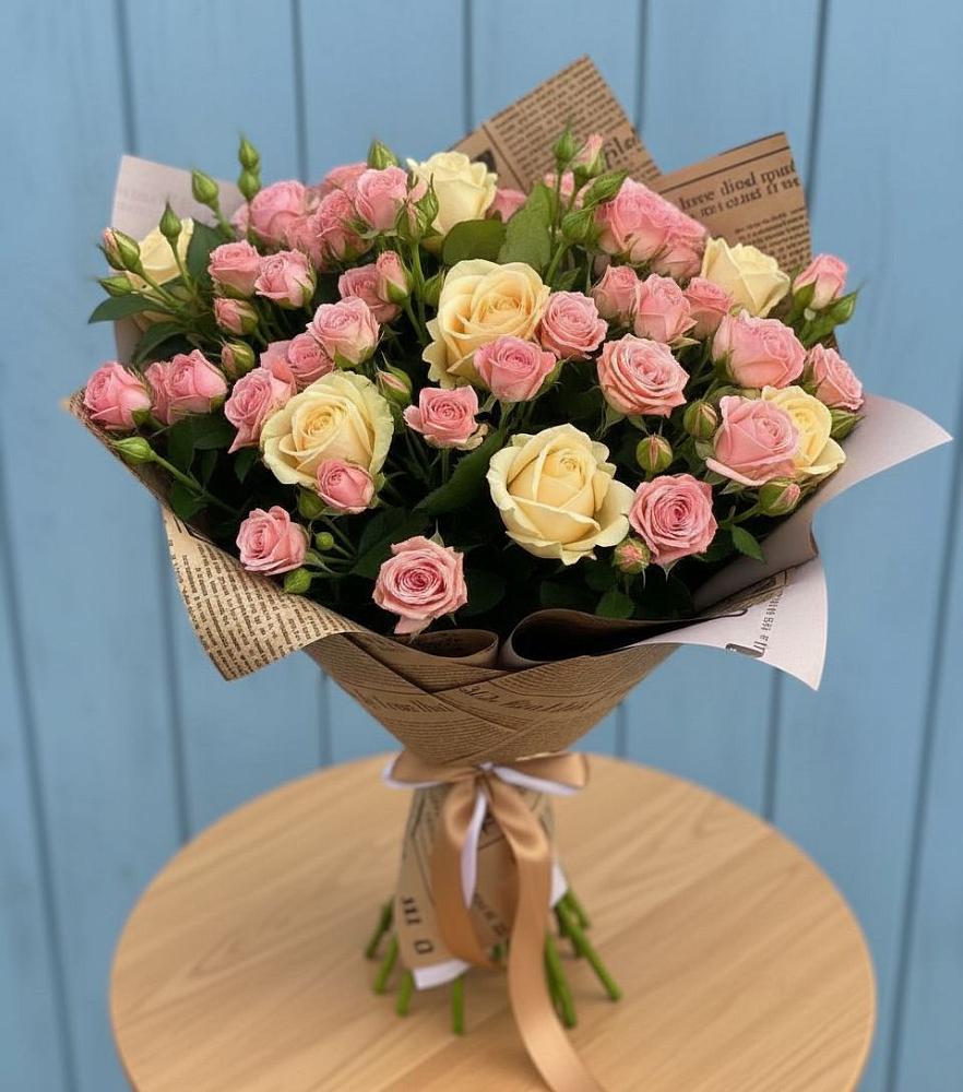 Букет цветов из: Розы в Новопавловске