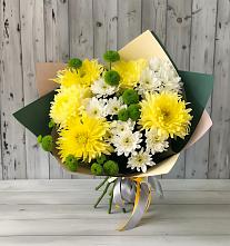 Букет цветов из:  Хризантемы в Новопавловске
