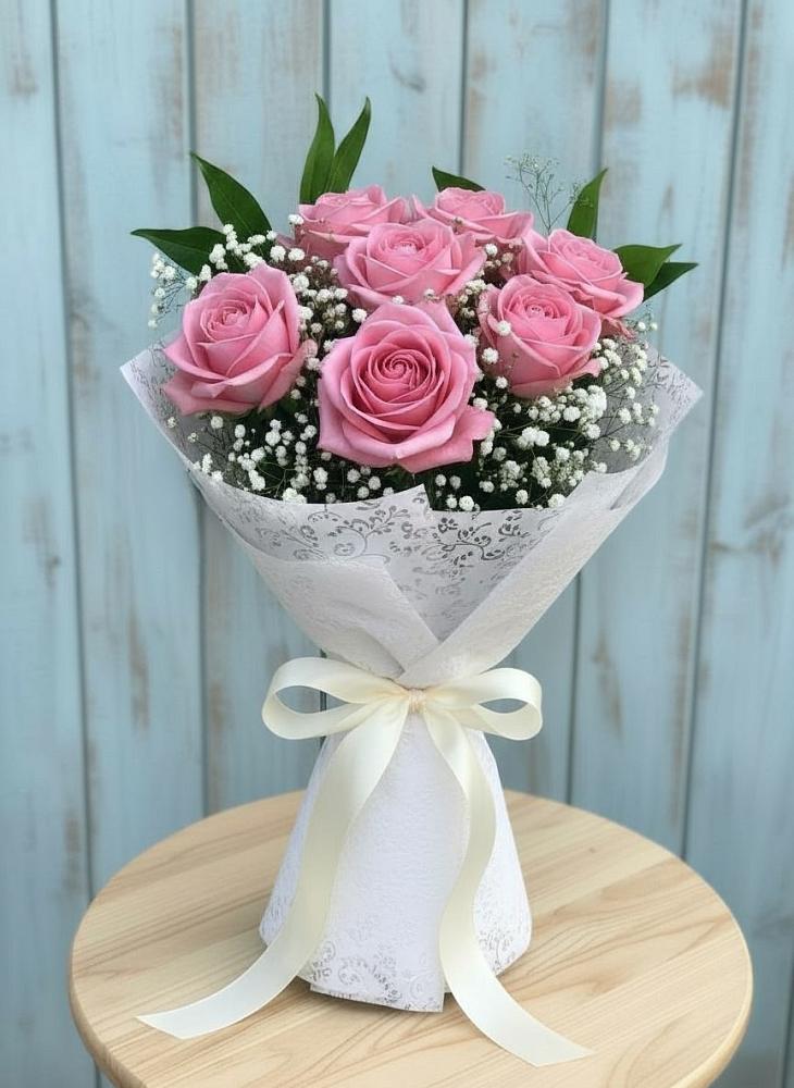 Букет цветов из: Розы в Новопавловске