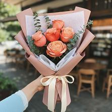 Букет цветов из:  Розы в Новопавловске