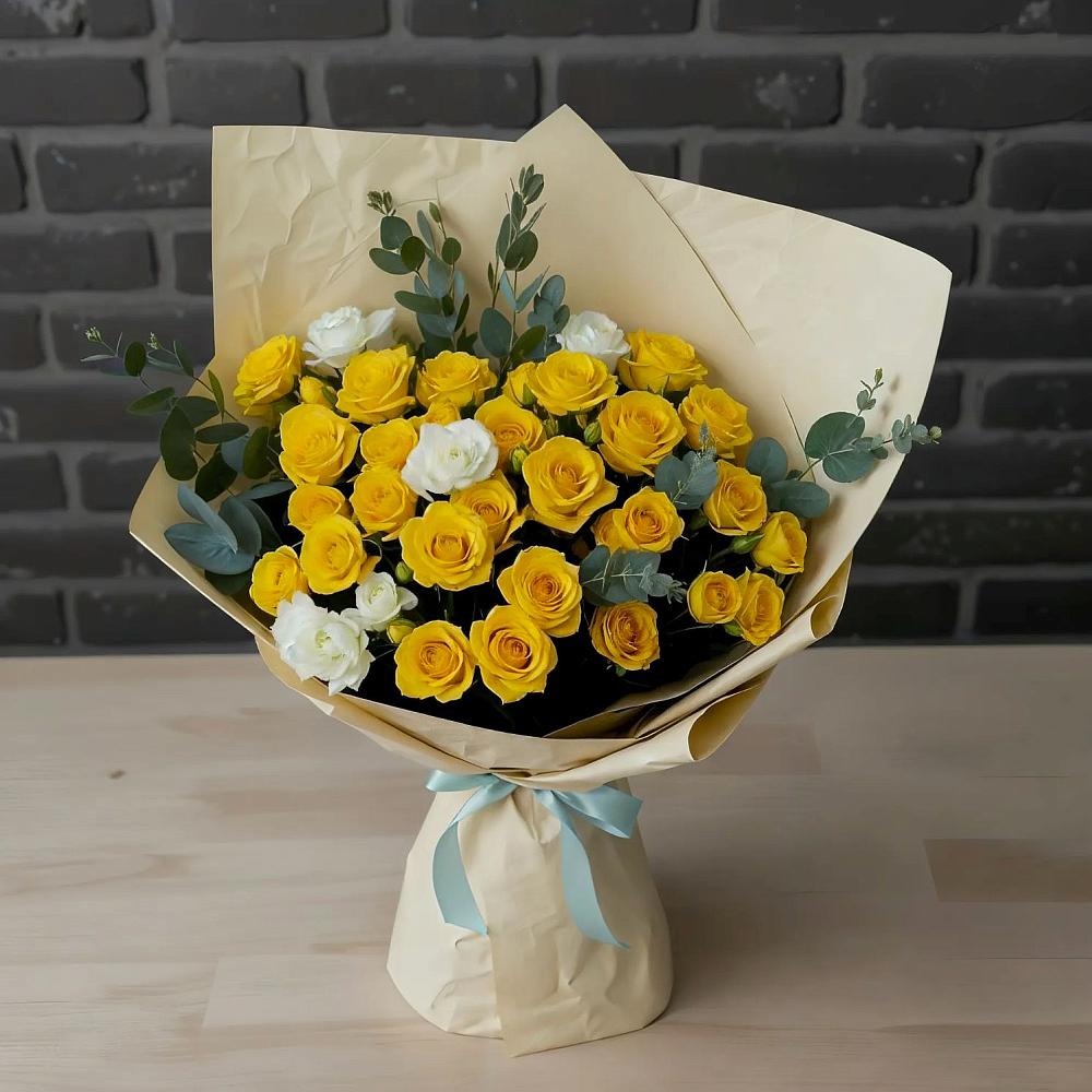 Букет цветов из: Розы в Новопавловске