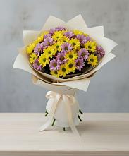 Букет цветов из:  Хризантемы в Новопавловске