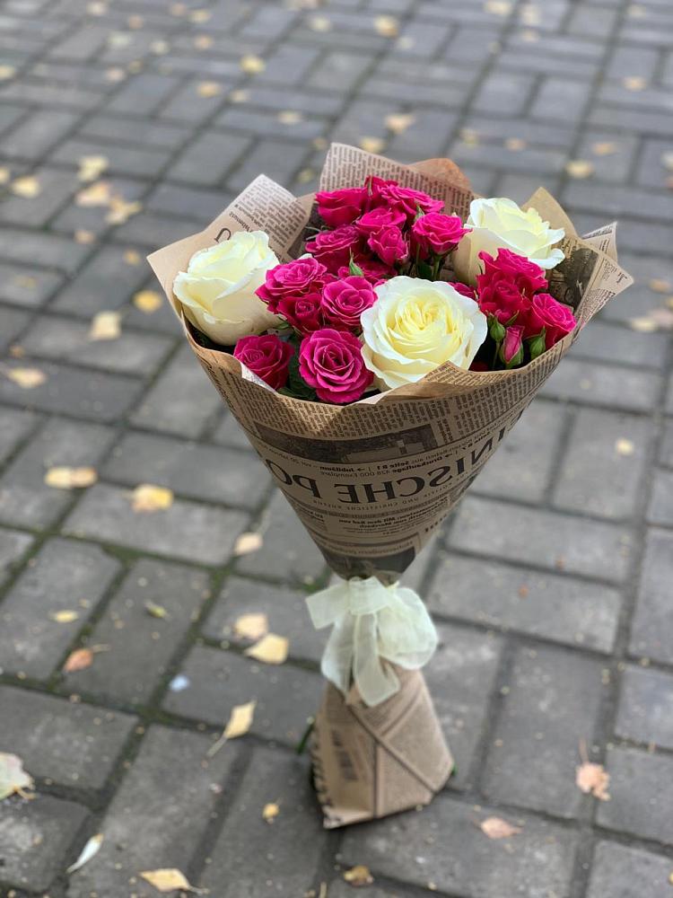 Букет цветов из: Розы в Новопавловске