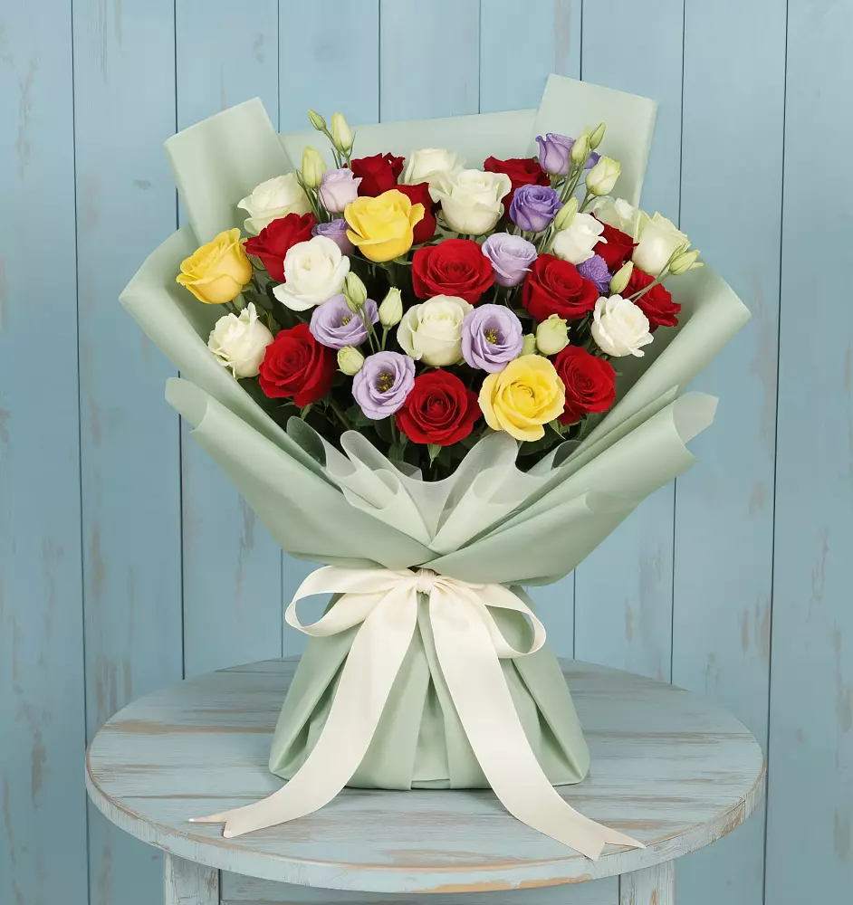 Букет цветов из: Розы в Новопавловске