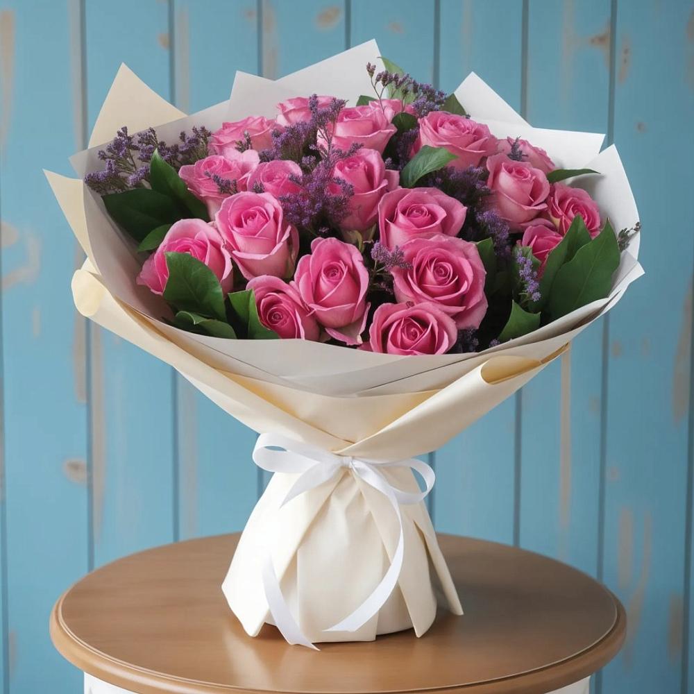 Букет цветов из: Розы в Новопавловске