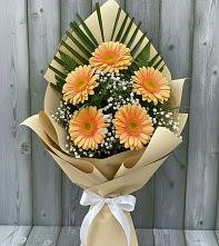 Букет цветов из:  Герберы в Новопавловске