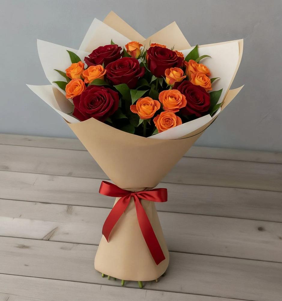 Букет Любовь и восторг в Новопавловске